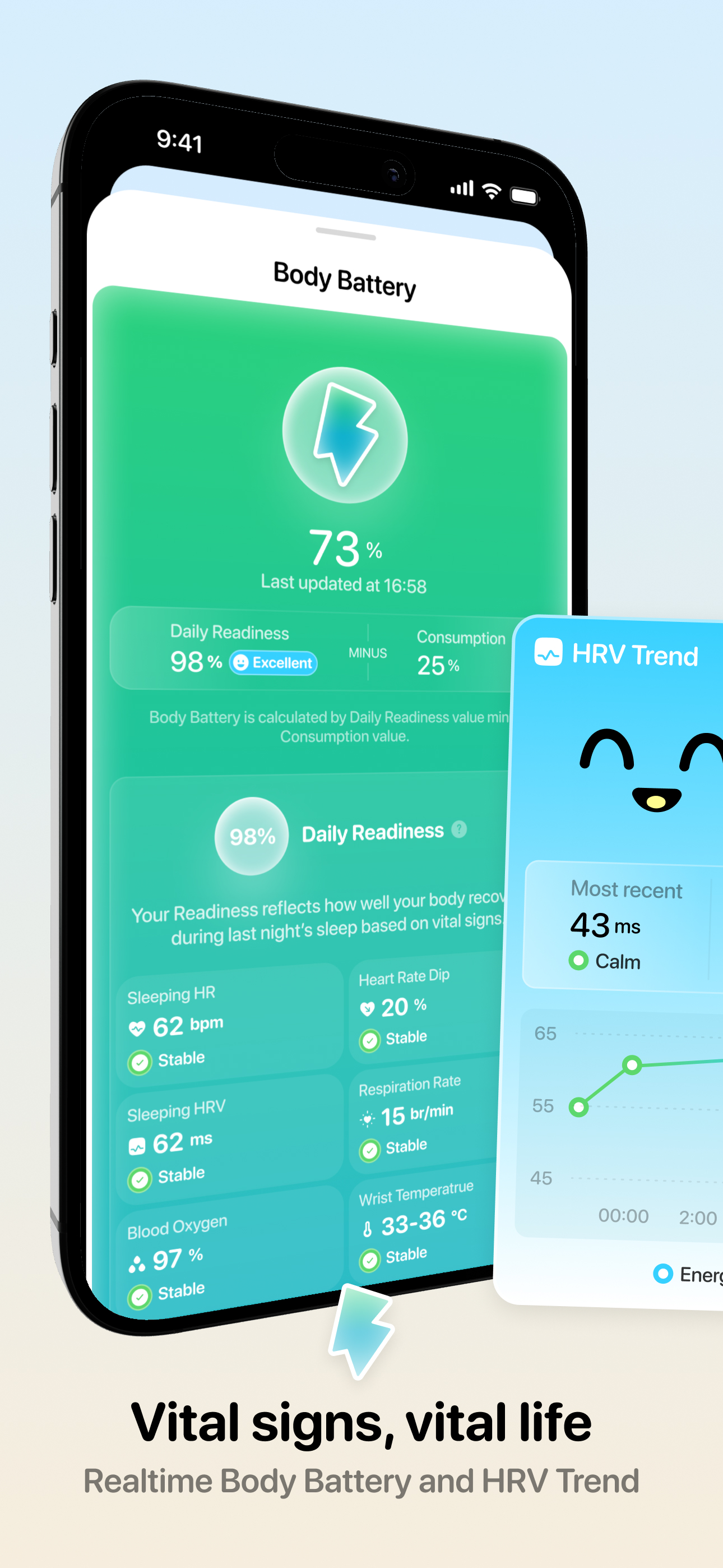 Body Battery Feature